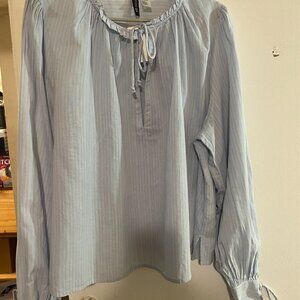 H&M Blouse with Penny Hole - size XL (NEW)